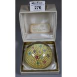 Baccarat Millefiori 'Zodiac' caned glass paperweight, inscribed to the base 'Baccarat France