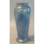 Early 20th Century Ruskin pottery blue lustre vase, impressed marks '1925 Ruskin England'. 24cm high