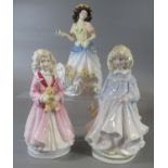 Three Royal Doulton bone china figurines to include international collectors club Emily HN3688, Hope