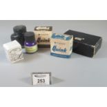 Collection of vintage inks to include; Mont Blanc, Parker etc. (6) (B.P. 21% + VAT)