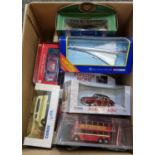 Box of Corgi Diecast model vehicles all in original boxes, to include Conchord-new Livery, Bedford