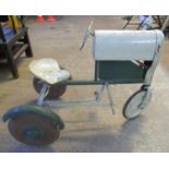 Mid Century child's pedal three wheel tractor. (B.P. 21% + VAT)