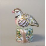 Royal Worcester 'Partridge in a Pear tree' candle snuffer limited edition no. 18/350, with box and