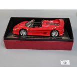 Shell Oils promotional Diecast model vehicle in original box, Ferrari F50 with compliments of