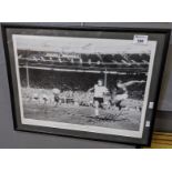 A1 Sporting Memorobilia.com hand signed photograph from the World Cup 1966, signed by Geoff Hurst