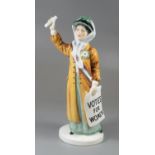 Royal Doulton bone china Suffragette figurine Votes For Women HN2816. (B.P. 21% + VAT)