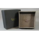 Clogau silver bow pendant. (B.P. 21% + VAT)