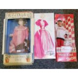 Hamleys West End special edition Barbie doll by Mattel 1553 in original box, together with another