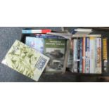 Box of British Military books to include; 'Reserved Military Vehicles' by Keith Jenkinson, '