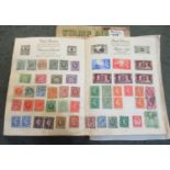 All World collection of mint and used stamps in two old albums. 100s. (B.P. 21% + VAT)