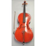 Modern Gear4MusicDelux 4/4 size violin/cello by Gear4Music with bow in fitted case. (B.P. 21% + VAT)