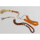 Amber worry-beads