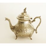 Moroccan silver plated tea pot