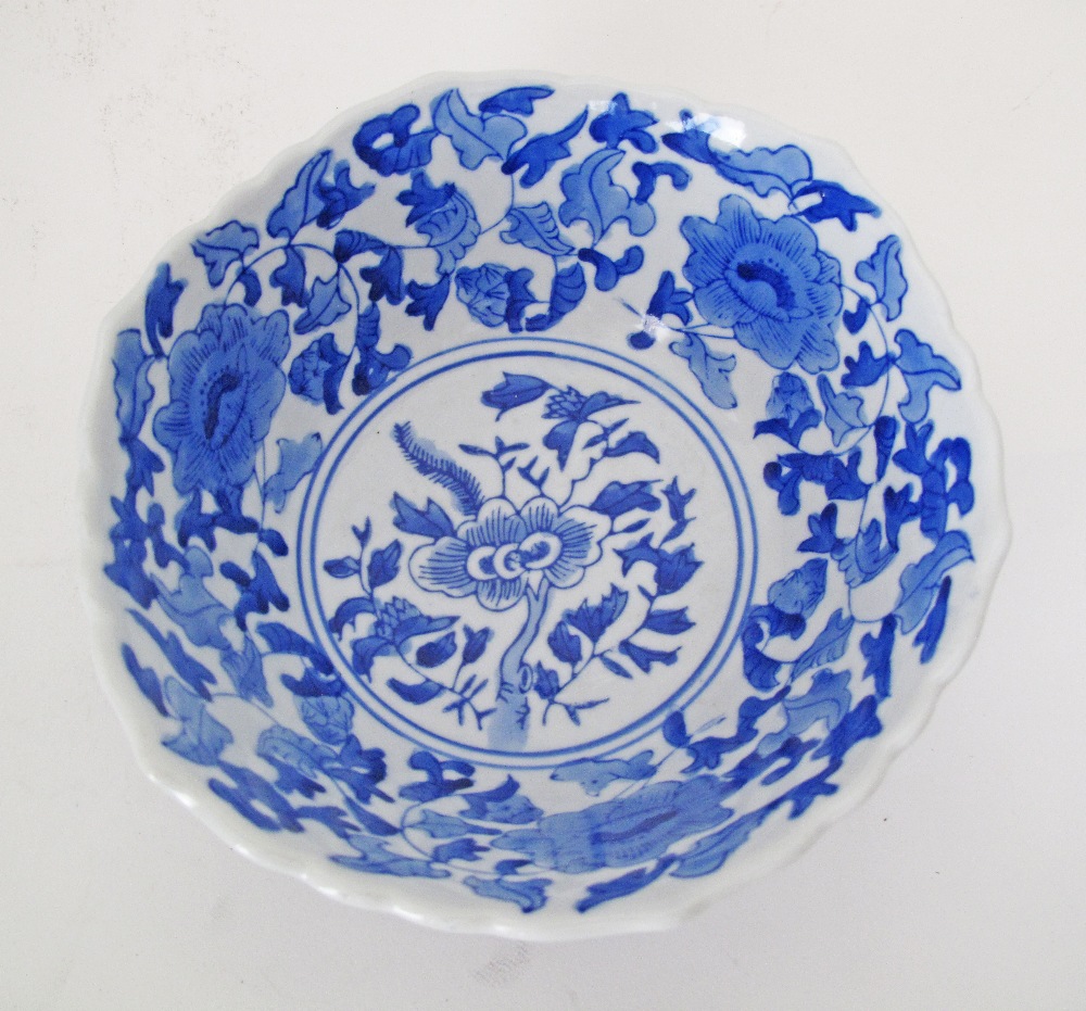 Chinese famille rose vase and blue and white bowl - Image 8 of 9