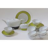 Portugese SPAL porcelain tea service