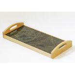 Carving green marble board