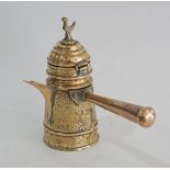 Turkish Ottoman copper / brass Dallah / briki coffee pot