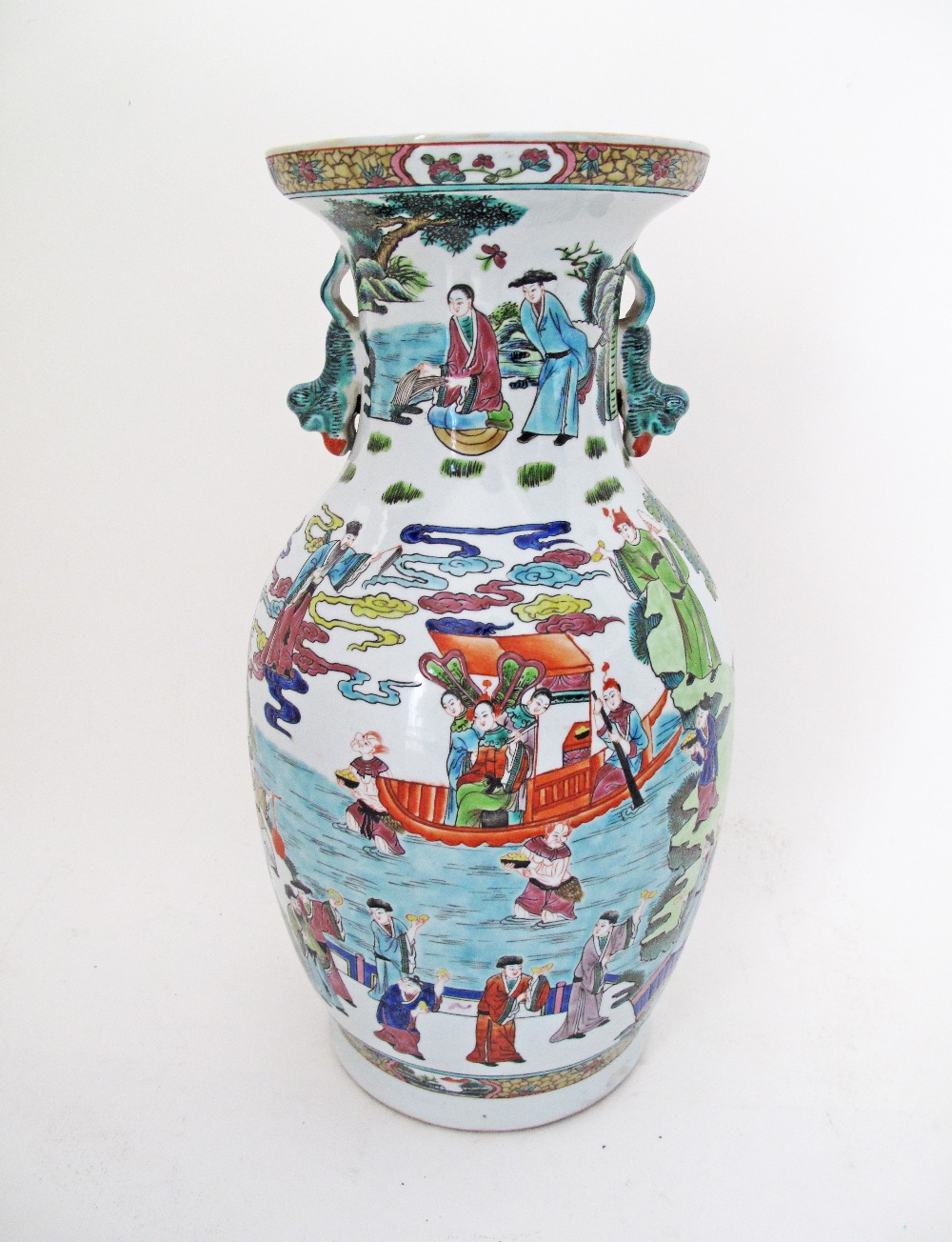 Chinese famille rose vase and blue and white bowl - Image 2 of 9