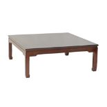 Chinese style mahogany square low center table