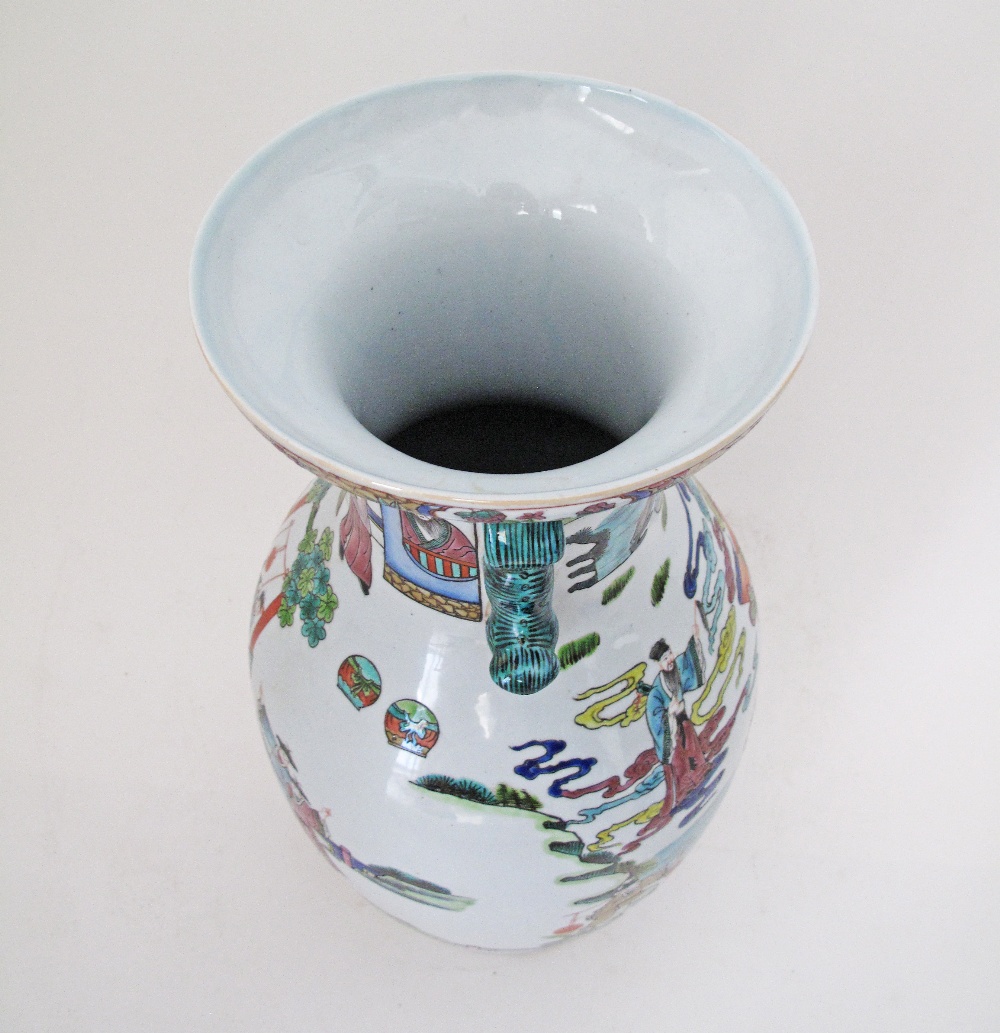 Chinese famille rose vase and blue and white bowl - Image 5 of 9