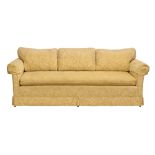 An English three seater couch
