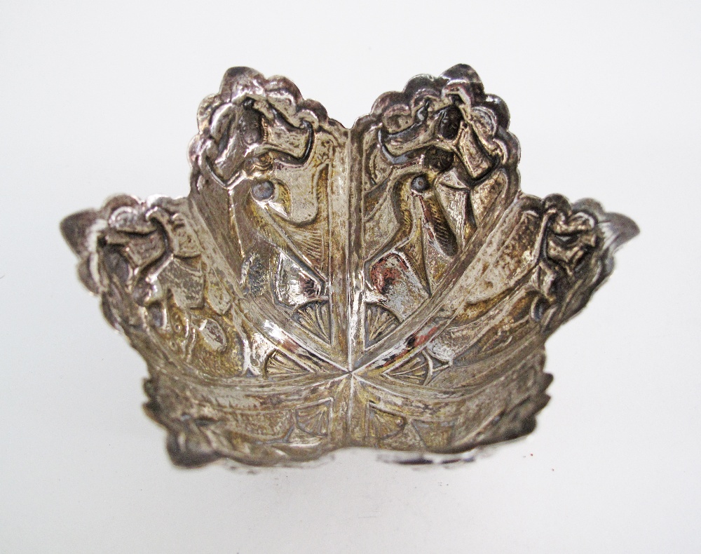 Indian silver six lobed bowl. - Image 7 of 7