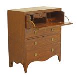 George III secretaire chest.