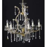 Italian style chandelier.