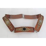 Wood & Metal belt.