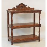 Flemish / Dutch carved oak console.