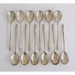 Cypriot silver sweetmeat spoons.