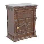 Flemish / Dutch carved oak cabinet.