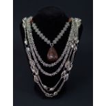 Vintage silver necklaces