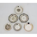 Collection of silver dishes