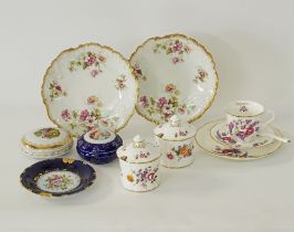 Collection of porcelain dishes