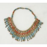 Egyptian revival necklace