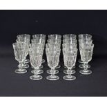 Rock footed wine glasses