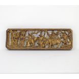 Chinese gilt wood carving