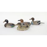 Chinese carved wood ducks