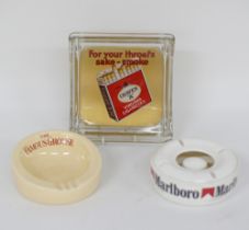Advertizing ashtrays