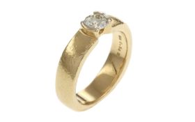 Ring 585/- Gelbgold mit Diamant 8.22g