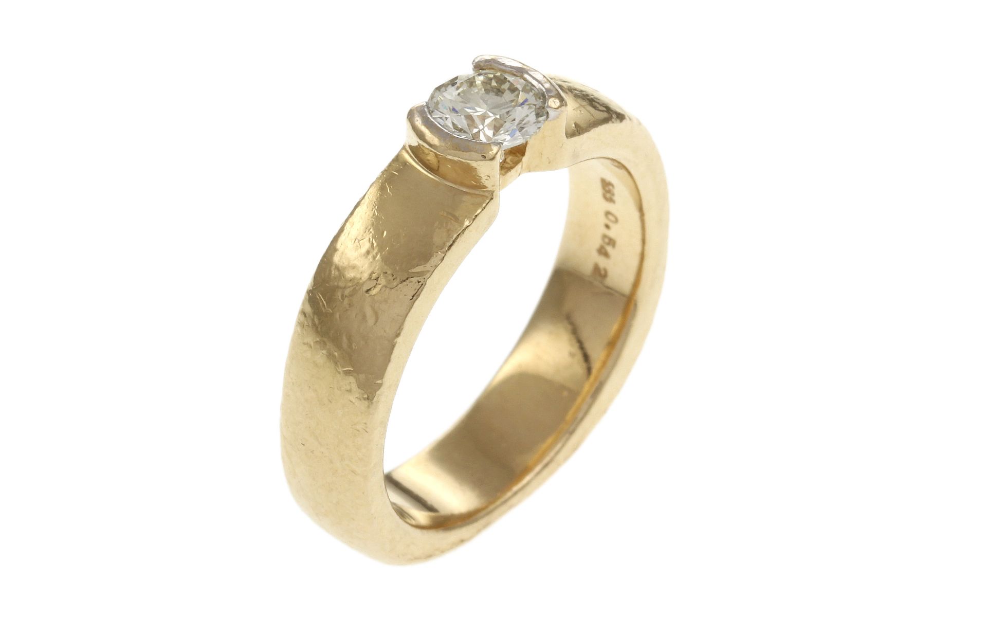 Ring 585/- Gelbgold mit Diamant 8.22g