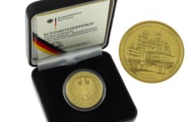 Goldmuenze 100 Euro Unseco Weltkulturerbe 15.55g