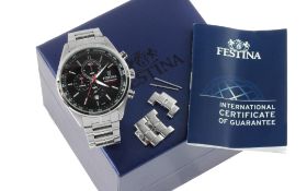 Festina Chronograph Ref. F6863 Quarz Edelstahl