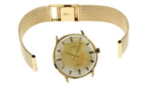 Armbanduhr 585/- und 750/- Gelbgold 70.27g