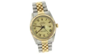 Rolex Datejust Ref. 16013 Automatik 750/- Gelbgold/Edelstahl