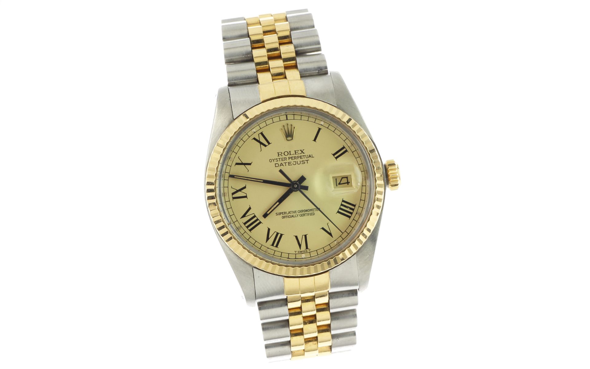 Rolex Datejust Ref. 16013 Automatik 750/- Gelbgold/Edelstahl