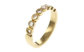 Ring 585/- Gelbgold mit Diamanten 4.41g