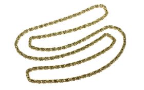 Koenigskette 76.85 g 585/- Gelbgold Laenge 80.00 cm endlos