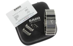 Rado Diastar Ref. 15207843 Quarz Edelstahl/Ceramic mit Karte und Box